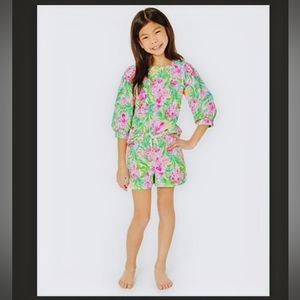 Lilly Pulitzer kids sweatshirt & shorts set